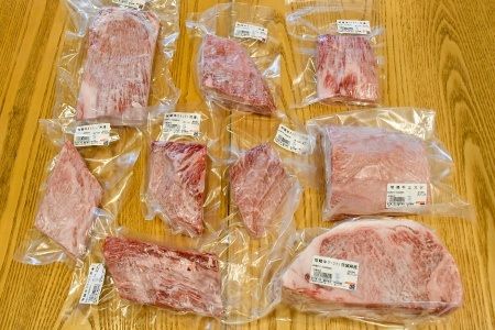 (121)常陸牛　カルビ・ロース・ミスジのブロック肉　焼肉用：約5000g