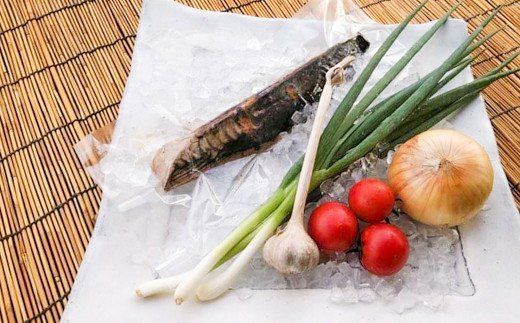 生で直送！かつおのたたきと野菜のセット