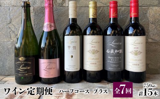 ワイン定期便 ハーフコース プラス