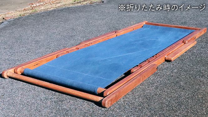 《 受注生産 》布製 デッキ チェア 1脚 【 手摺り付き 】 インテリア アウトドア キャンプ テラス 庭 家具 日用品 椅子 イス リクライニング 折りたたみ コンパクト 収納 ファブリック [DP005us]