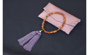 1400年の歴史を誇る近江の数珠職人が手掛けた念珠（女性用）【F002SM】