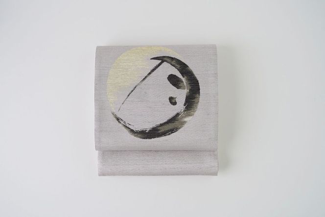 丹後帯 京袋帯「日・雪月花（薄紫）」 FY00029