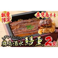 【数量限定】チンする♪霧島湧水鰻重セット 2食入 620g(蒲焼半身＋味付けご飯 [計310g×2食]) a1-049