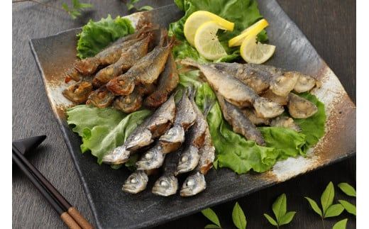 【豆アジ三昧セット】旬の時期の豆アジを揚げちゃいました！４種の味を楽しめる！