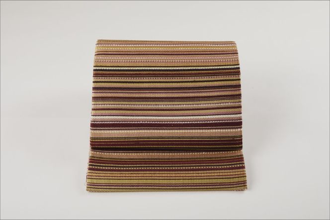 丹後帯　袋帯「ユイタン」　紫ピンク　FY00084