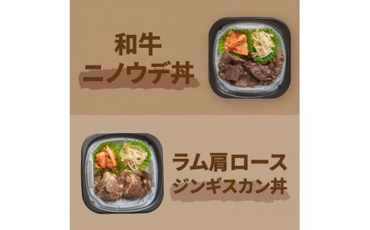 【冷凍】レンジで丼！焼肉屋さんのお弁当 6種セット ( 弁当 ビビンバ どんぶり 丼 豚丼 サガリ カルビ ジンギスカン 焼き肉 ふるさと納税 冷凍 )【136-0007】