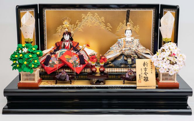 68.伝統工芸士 蘇童のひな人形『京七番 新古今雛 京刺繍』親王 68.伝統工芸士 蘇童のひな人形『京七番 新古今雛 京刺繍』親王