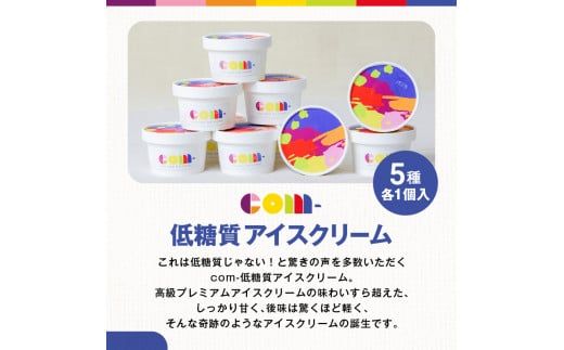 ｃｏｍ- 低糖質アイスクリーム　K145-001