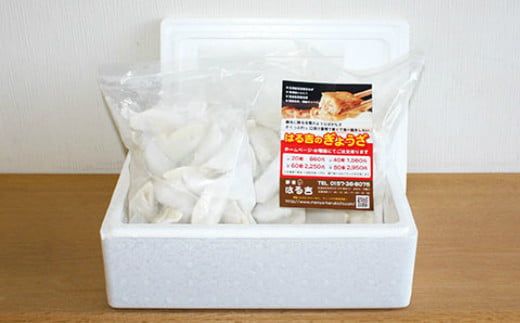 麺屋はる吉 冷凍ぎょうざオリジナル 40個入×2袋 ( 加工品 餃子 ぎょうざ 豚肉 鶏肉 玉ねぎ )【082-0002】