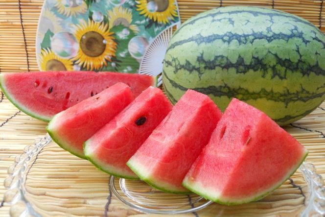 【先行予約】みんな大好き！甘～ぃ！シャリ美味！！京丹後産小玉スイカ！！1玉（ひとりじめ、姫甘泉、ひめまくら、砂丘たまごから1種類）（2026年7月上旬～発送）　YK00532