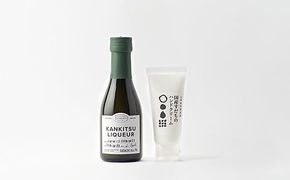 「山神果樹薬草園」柑橘リキュールとハンドクリームのセット　すだち 《30日以内に出荷予定(土日祝除く)》 ---sanagouchi_myk_13_1set---