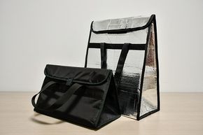 S148 アウトドアやコンビニ買い物に！保冷バッグ大小 ｻｲｽﾞ（各１個）セット