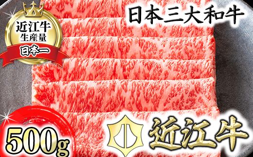 【4等級以上】【カネ吉山本】近江牛［特］すきやき用サーロイン【500ｇ】【Y075SM1】