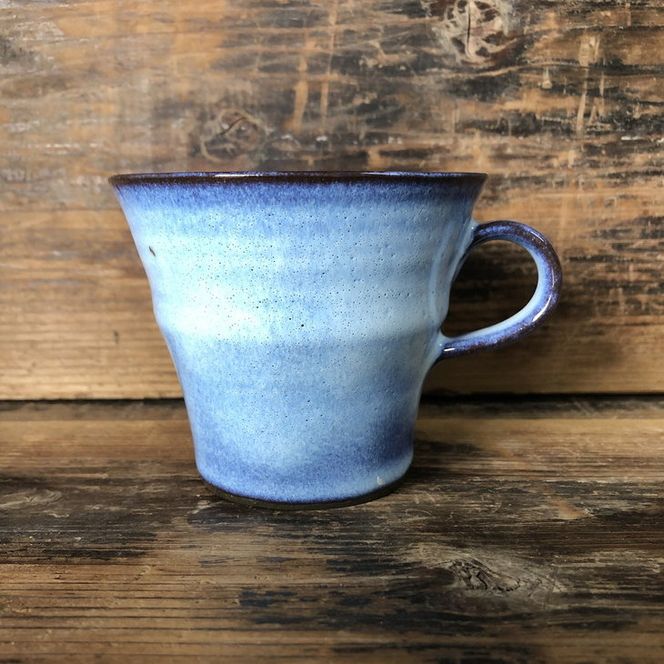 龍善ブルー マグカップ　ライン