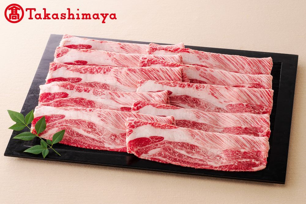 黒毛和牛 500g すき焼き・しゃぶしゃぶ 用 北海道別海町産 肩ロース(250g×2)[別海和牛][高島屋選定品]