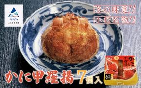 【料亭長沖の味】かに甲羅揚 7個入り　047003