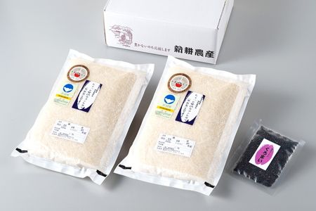 【新米受付・令和6年産米】NA4170 【新潟県岩船産】特別栽培米・ちょっと贅沢なこしひかり4kg＆古代米50ｇセット