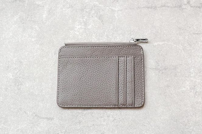 ミニ財布　コンパクト財布　小さい財布　薄い財布　薄型財布　本革　猫　ねこ　軽い　レザー CM004