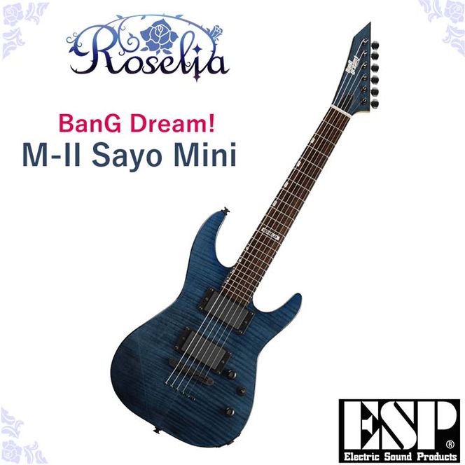 BanG Dream! M-II Sayo Mini ≪バンドリ！ ミニギター 氷川紗夜 モデル≫