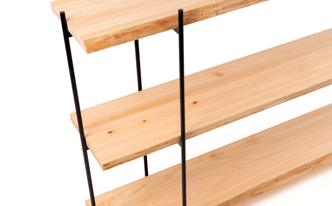 【幅サイズオーダー可能】　KIMIKI - MIMIシェルフ 100cm-180cm M-mp-A52A