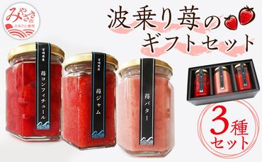 宮崎県産 波乗り苺のギフトセット 3種