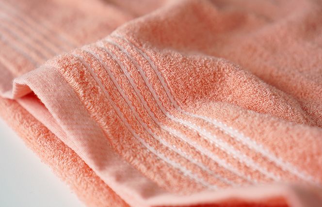 G2052 【スピード発送】シルキータッチ バスタオル ピンク 2枚