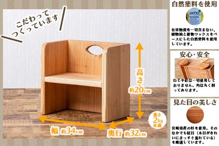 ＜ウッドチェア（名前のみ）＞ 3か月以内に順次出荷【a0291_nk-name】