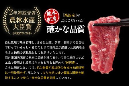純国産馬肉8種セット 計2200g《60日以内に出荷予定(土日祝除く)》 熊本肥育 2年連続農林水産大臣賞受賞 送料無料 馬刺し 馬肉 馬スジ ホルモン 燻製 霜降り ハンバーグ 熊本県長洲町---ng_fba8syu_60d_r7_25000_2200g---