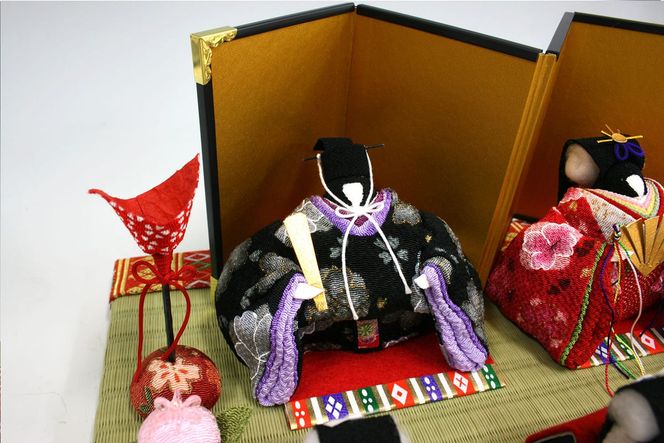 蛤作品シリーズ　貝びな　（三人官女付）　AM00137