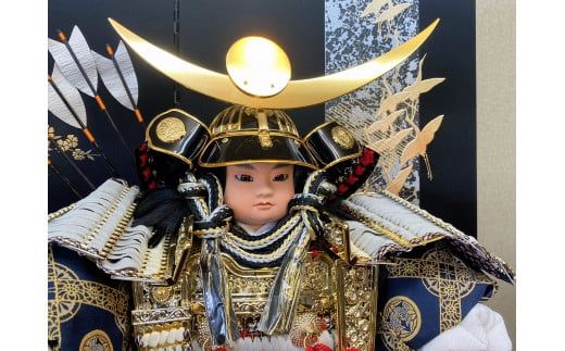 357.伝統工芸士 蘇童の五月人形 『名武将 上杉謙信公』わらべ大将飾り