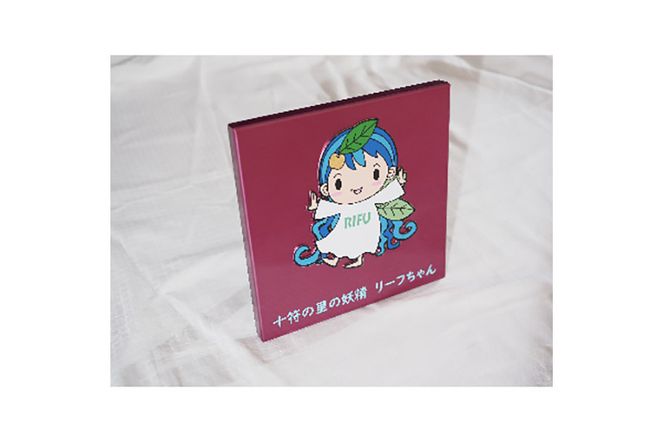 利府町公式キャラ リーフちゃん 置き型 卓上サイン|06_hds-050101