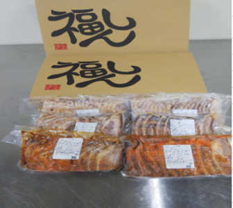 【中華チェーン福しん】福しん自慢の三元豚チャーシュー３種　たっぷり６パックセット（各２パック）