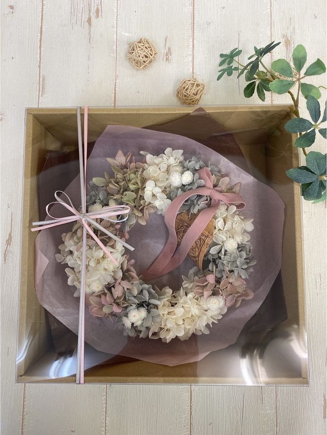 AJ017-2 プリザーブドフラワーアレンジ【KOHANE/こはね】春日部市 シュガーパイン