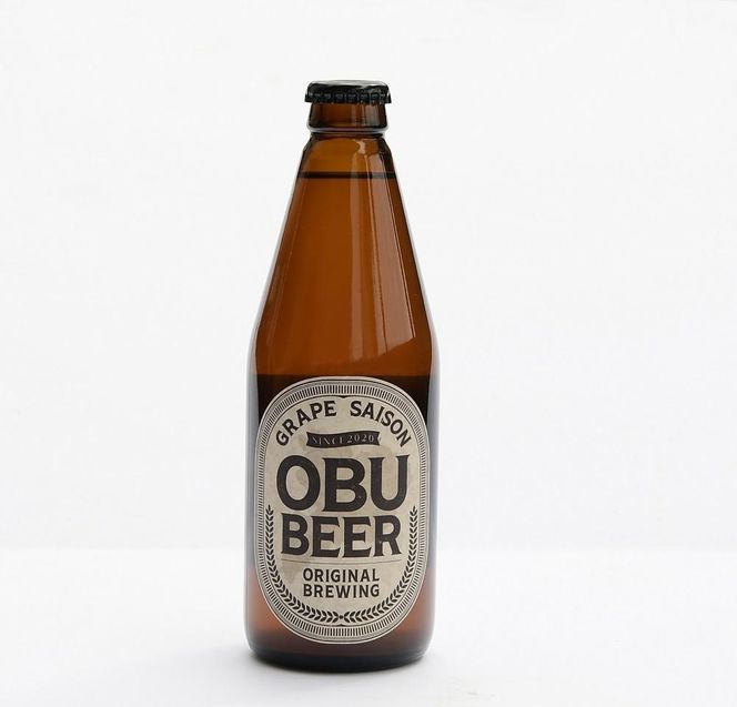 巨峰を使ったすっきりな味わいのクラフトビールOBUBEER 【巨峰】 3本セット 232238_AX01-PR