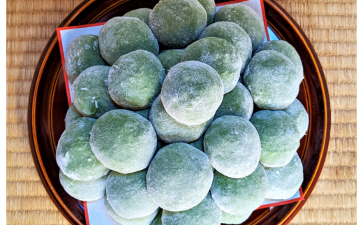 099H4031 老舗の杵つきたて生丸餅 合計 約1.8kg よもぎ入り