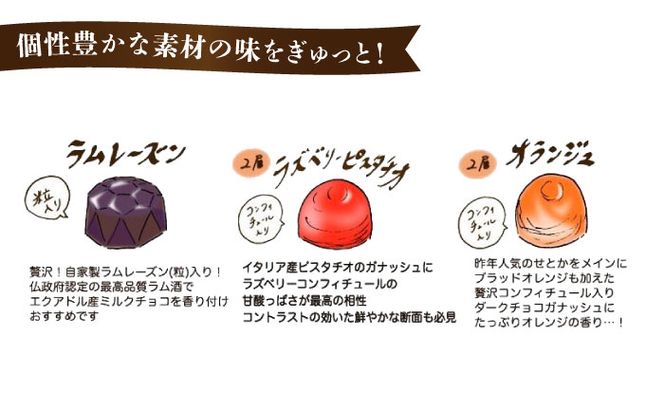 【2025年2月〜発送】ボンボンショコラ 10個入り / チョコ チョコレート お菓子 バレンタイン / 南島原市 / 本田屋かすてら本舗 [SAW032]