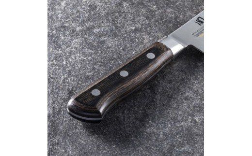 H25-06 ＜湿式砥石を使用した本格刃付＞ ◇貝印 関孫六 木蓮 牛刀 180mm （本通し・一体口金・ステンレス三層鋼） ～包丁 長い 天然木 ステンレス 調理器具 キッチンツール ギフト 贈り物にも～