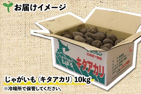 北海道 じゃがいも キタアカリ 10kg 北海道産 十勝産 きたあかり 北あかり ジャガイモ 芋 いも ポテト お取り寄せ まとめ買い 送料無料 十勝 士幌町【V04】