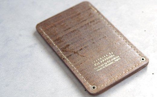【こだわりの革細工】名刺入れ /「LEATHERS by Kei Arabuna」 044003