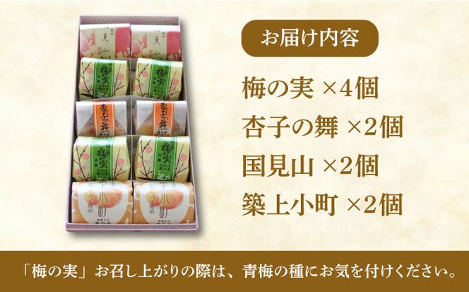 【老舗の菓子屋 鹿の子】和菓子 詰め合わせ「いろどり」4種 10個《築上町》【有限会社　御菓子司　鹿の子】 [ABAC002]