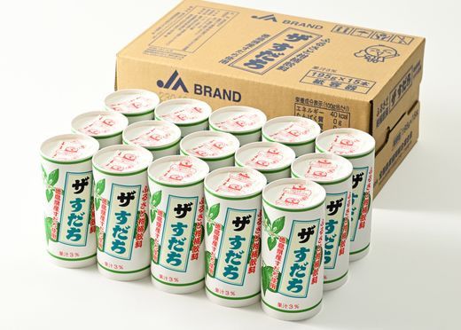【CF】2ケースセット　ザ・すだち(カートカン) 190ml×15本入《30日以内に出荷予定(土日祝除く)》---sanagouchi_jat_8_15hn---