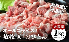 放牧豚「のびとん」スライスセット！500ｇ×2パック K25_0007_2