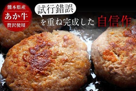 熊本県産あか牛ハンバーグ 7個入《7-14日以内に出荷予定(土日祝除く)》---hkw_fschamburg_wx_r7_14000_840g---