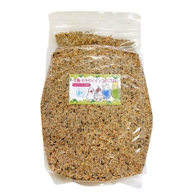 3ヶ月定期便】fuu 文鳥・セキセイインコのごはん（800g