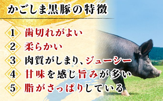 【10営業日以内に発送】かごしま黒豚 しゃぶしゃぶ鍋ダシとバラエティーセット　K091-007