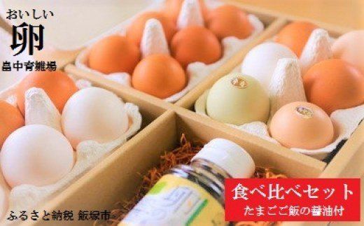 【B3-013】「畠中育雛場のたまご」卵いろいろ食べ比べセット