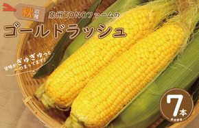005A299 【先行予約】秋収穫！ゴールドラッシュ 7本セット とうもろこし