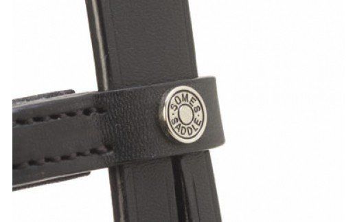 SOMES　Reiz　水勒コンビ鼻革（ブラック）[ソメスサドル 北海道 砂川市 12260634]