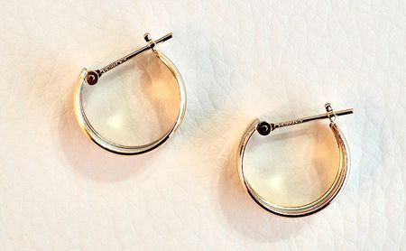 Pt900/K18YG/PG 3カラー コンビ 地金 フープピアス 保証書付 KO-0008 SWAD002