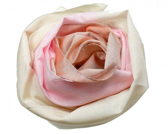 富士桜工房コットン×シルクストール SURURI (コーラル)スルリと滑るようなサラサラ質感！ FAA4038